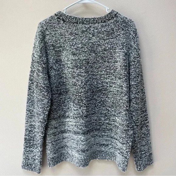 Sophie Rue Revolve Chunky Boucle Textured Pullover Heather Gray Sweater Size M - Picture 4 of 5